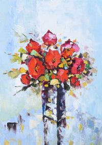 SUMMER FLOWERS by Irish School at Ross's Online Art Auctions