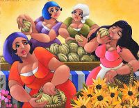 MELON GIRLS by Stef Callaghan at Ross's Online Art Auctions