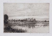 DISTANT CASTLE by Robert Cresswell Boak ARCA at Ross's Online Art Auctions