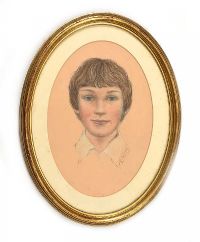PORTRAIT OF WENDY by Phyllis Arnold R.M.S. P.P.U.S.W.A U.W.S. H.S. at Ross's Online Art Auctions