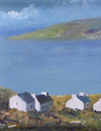 TRA NA ROSSAN COTTAGES, DOWNINGS by Sean Lorinyenko at Ross's Online Art Auctions
