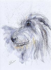 IRISH WOLFHOUND by Lawrence Chambers at Ross's Online Art Auctions