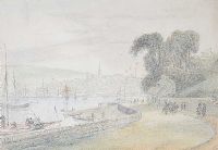 LONDONDERRY SEEN FROM THE RIVER by William Daniell RA at Ross's Online Art Auctions