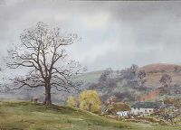 A FARM IN THE HILLS by Frank Egginton RCA FIAL at Ross's Online Art Auctions