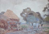 THE FARMYARD by Max Lyuby at Ross's Online Art Auctions