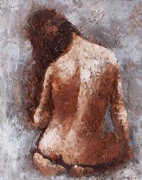 SEATED NUDE STUDY by Barton at Ross's Online Art Auctions