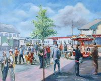 BALLYCLARE MAY FAIR by Maurice Oliphant at Ross's Online Art Auctions