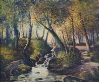 RIVER GLEN by William Cunningham at Ross's Online Art Auctions