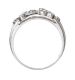 18CT WHITE GOLD DIAMOND RING IN THE STYLE OF BOODLES at Ross's Online Art Auctions