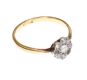 18CT GOLD DIAMOND CLUSTER RING  at Ross's Online Art Auctions