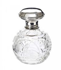 STERLING SILVER TOPPED PERFUME DECANTER at Ross's Online Art Auctions