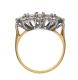 18CT GOLD DIAMOND BOAT RING at Ross's Online Art Auctions