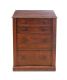 MAHOGANY WELLINGTON CHEST OF DRAWERS at Ross's Online Art Auctions