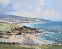 DOWNHILL FROM PORTSTEWART by Henry McLaughlin at Ross's Online Art Auctions