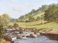 THE RIVER DALL, CUSHENDALL by Samuel McLarnon UWS at Ross's Online Art Auctions