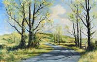 THE BEND IN THE ROAD by Leo Toye at Ross's Online Art Auctions
