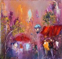 CITY EASE by Carol Ann Waldron at Ross's Online Art Auctions