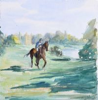 HORSE EXERCISING by Coralie de Burgh Kinahan at Ross's Online Art Auctions