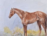 STANDING HORSE by Coralie de Burgh Kinahan at Ross's Online Art Auctions
