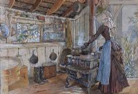 SIMMERING THE POT by William Docherty Weir at Ross's Online Art Auctions