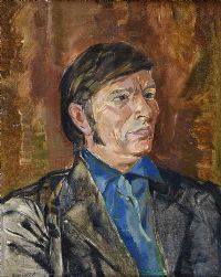 PORTRAIT OF JOSIE OWENS by Basil Blackshaw HRHA HRUA at Ross's Online Art Auctions