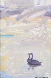 SWAN LAKE by Con Campbell at Ross's Online Art Auctions