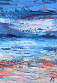 ATLANTIC SEA by John Stewart at Ross's Online Art Auctions
