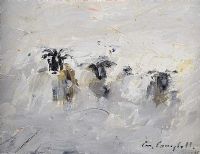 BLACK HEADED SHEEP by Con Campbell at Ross's Online Art Auctions