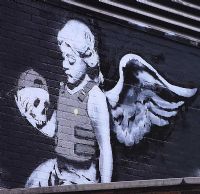 ANGEL by Banksy at Ross's Online Art Auctions