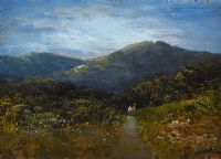 SUMMER WALK by John O'Connor at Ross's Online Art Auctions