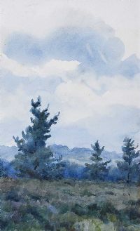 DISTANT TREES by Coralie de Burgh Kinahan at Ross's Online Art Auctions