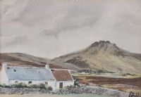 IRISH COTTAGES by Peter Ward at Ross's Online Art Auctions
