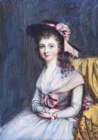 PORTRAIT OF FLORINDA GARDINER by Coralie de Burgh Kinahan at Ross's Online Art Auctions