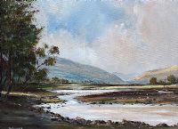 BLACK WATER ESTUARY, COUNTY CORK by David Overend at Ross's Online Art Auctions