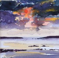 BORGUE SUNSET by Melville Brotherston at Ross's Online Art Auctions