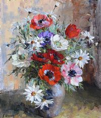 ANEMONES by Georges Danset at Ross's Online Art Auctions
