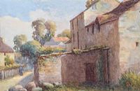 THE BACK STREET by Frank Brangwyn at Ross's Online Art Auctions