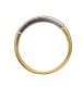 18CT GOLD HALF-ETERNITY RING at Ross's Online Art Auctions
