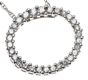 14CT WHITE GOLD DIAMOND 'CIRCLE OF LIFE' NECKLACE at Ross's Online Art Auctions