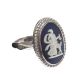 STERLING SILVER MOUNTED WEDGWOOD CAMEO RING at Ross's Online Art Auctions