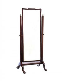 MAHOGANY CHEVAL MIRROR at Ross's Online Art Auctions