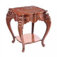 ORIENTAL HARDWOOD TABLE at Ross's Online Art Auctions