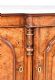 VICTORIAN BURR WALNUT SIDE CABINET at Ross's Online Art Auctions