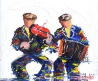 THE TWO AMIGOS by Darren Paul at Ross's Online Art Auctions