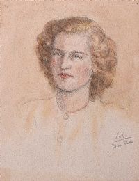 PORTRAIT OF JEAN ROLLO by Lydia de Burgh RUA UWS at Ross's Online Art Auctions