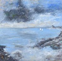 LOOMING STORM by Rose Elizabeth Moorcroft at Ross's Online Art Auctions