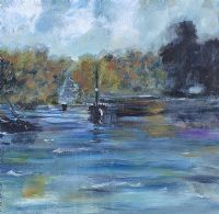 THE RIVER by Rose Elizabeth Moorcroft at Ross's Online Art Auctions