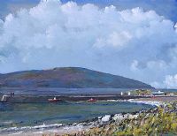 PORT NA BLAGH PIER NEAR DUNFANAGHY by Sean Lorinyenko at Ross's Online Art Auctions