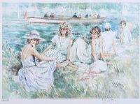 REGATTA AFTERNOON by Gordon King at Ross's Online Art Auctions