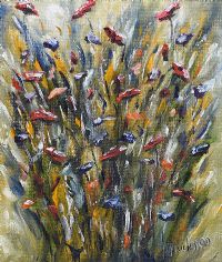 SUMMER FLOWERS by Hayley Huckson at Ross's Online Art Auctions